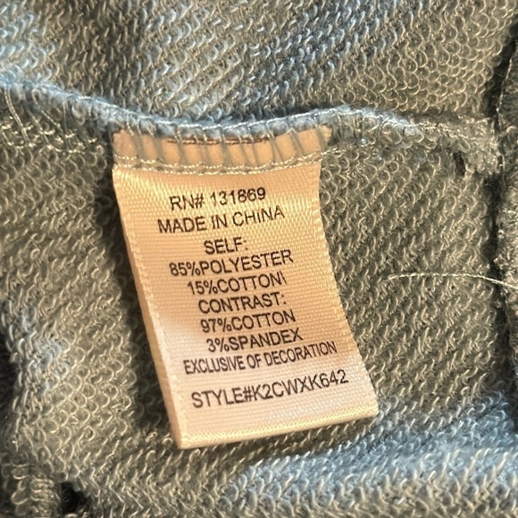 Honey & sparkle girl’s Sz M taupe green short sleeves terry top NWT - Picture 6 of 7